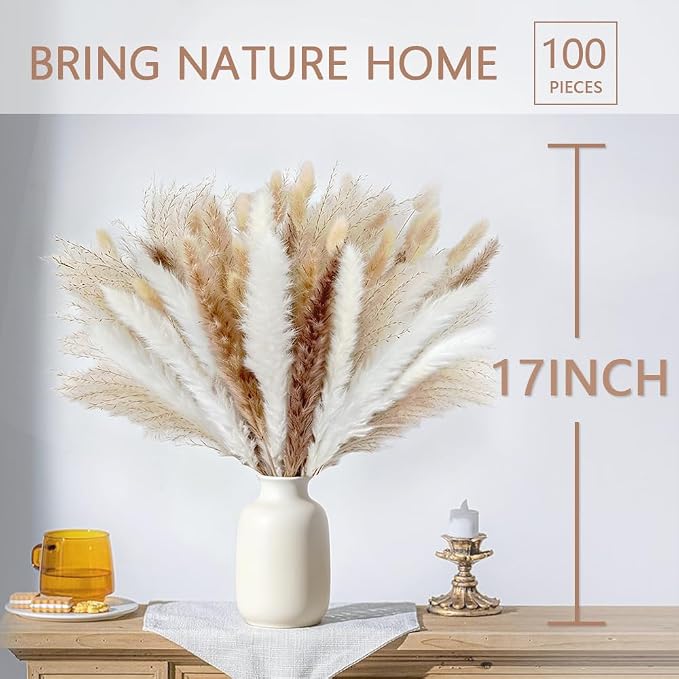 Natural Dried Pampas Grass | Boho Cake & Floral Decoration