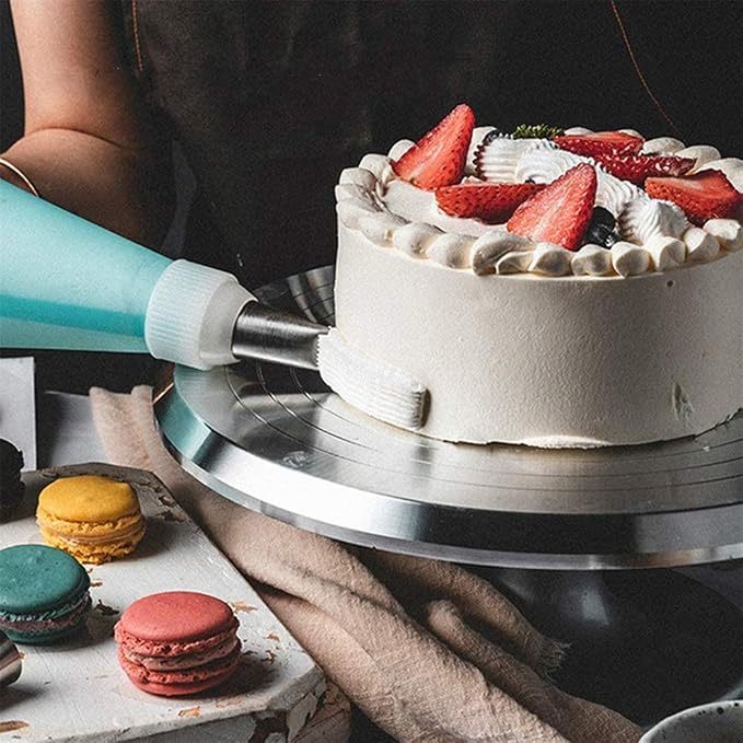 Professional Aluminum Cake Turntable – 12"