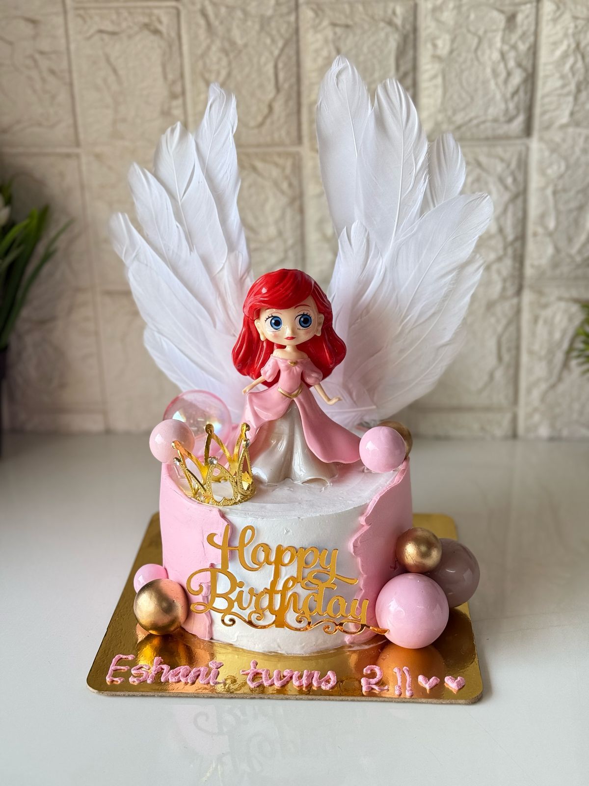 Princess Ariel Cake Doll Topper