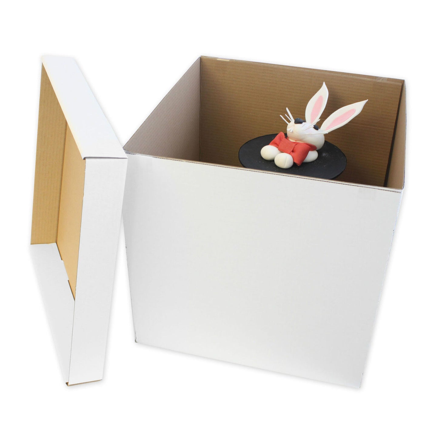 AdjustaBox - 12x12x14 - Adjustable Height Cake Box for Tall Cakes