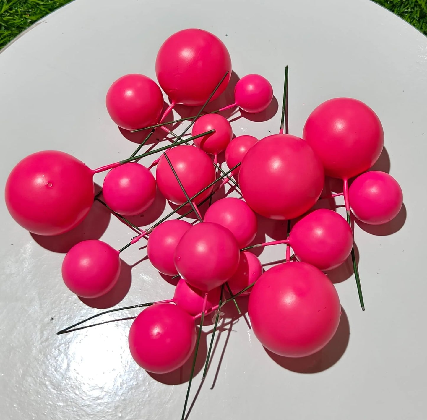 Multi Coloured Faux Balls