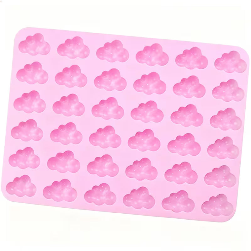 Mini Cloud Silicone Mould – 36 Cavity | Cloud Cake Decorating Mould