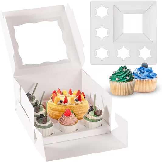 Bento Cake & Cupcake Box | 1 Cake + 5 Cupcakes