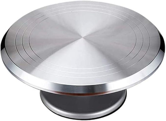 Professional Aluminum Cake Turntable – 12"