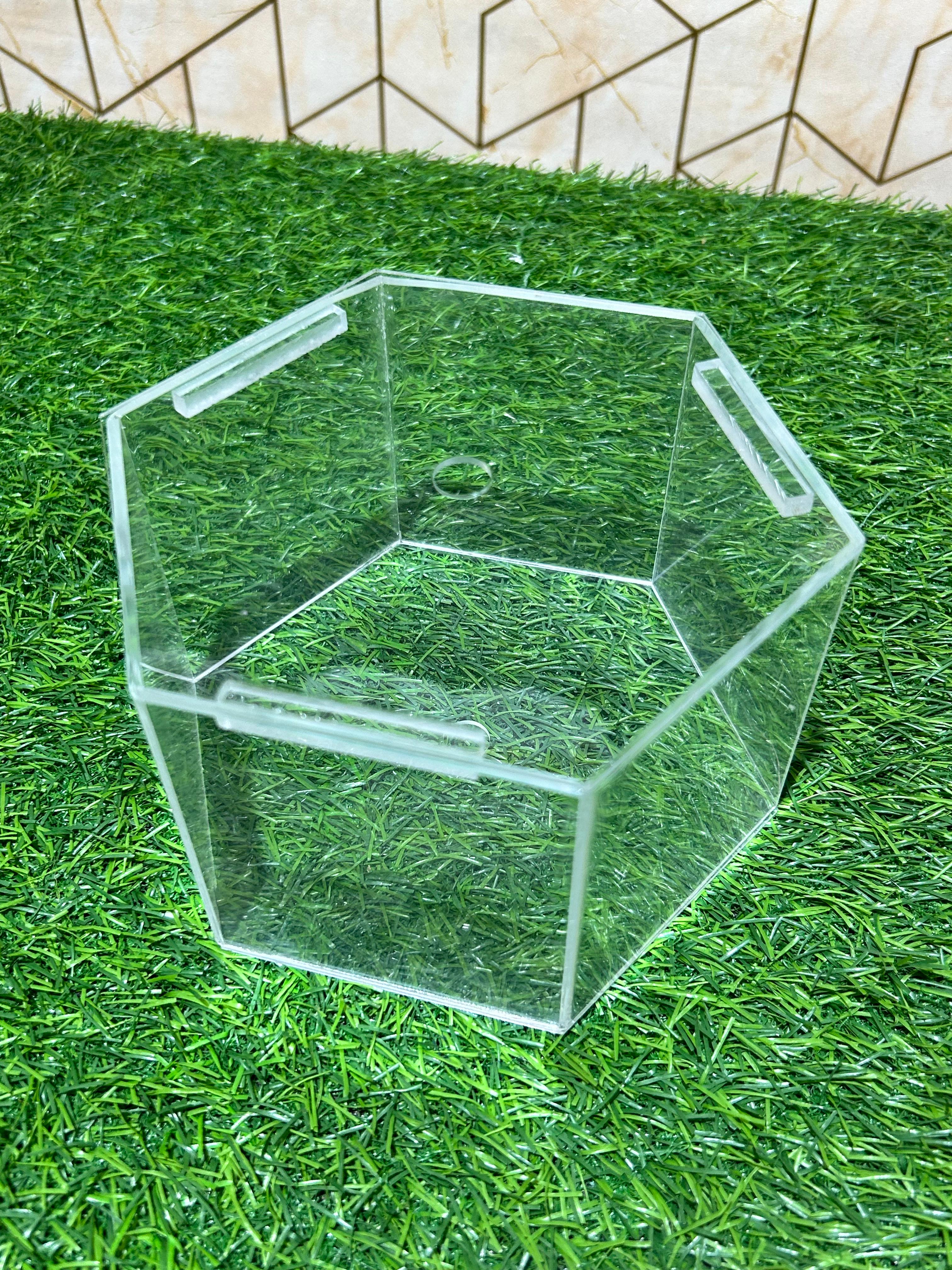Acrylic Hexagon Cake Spacer