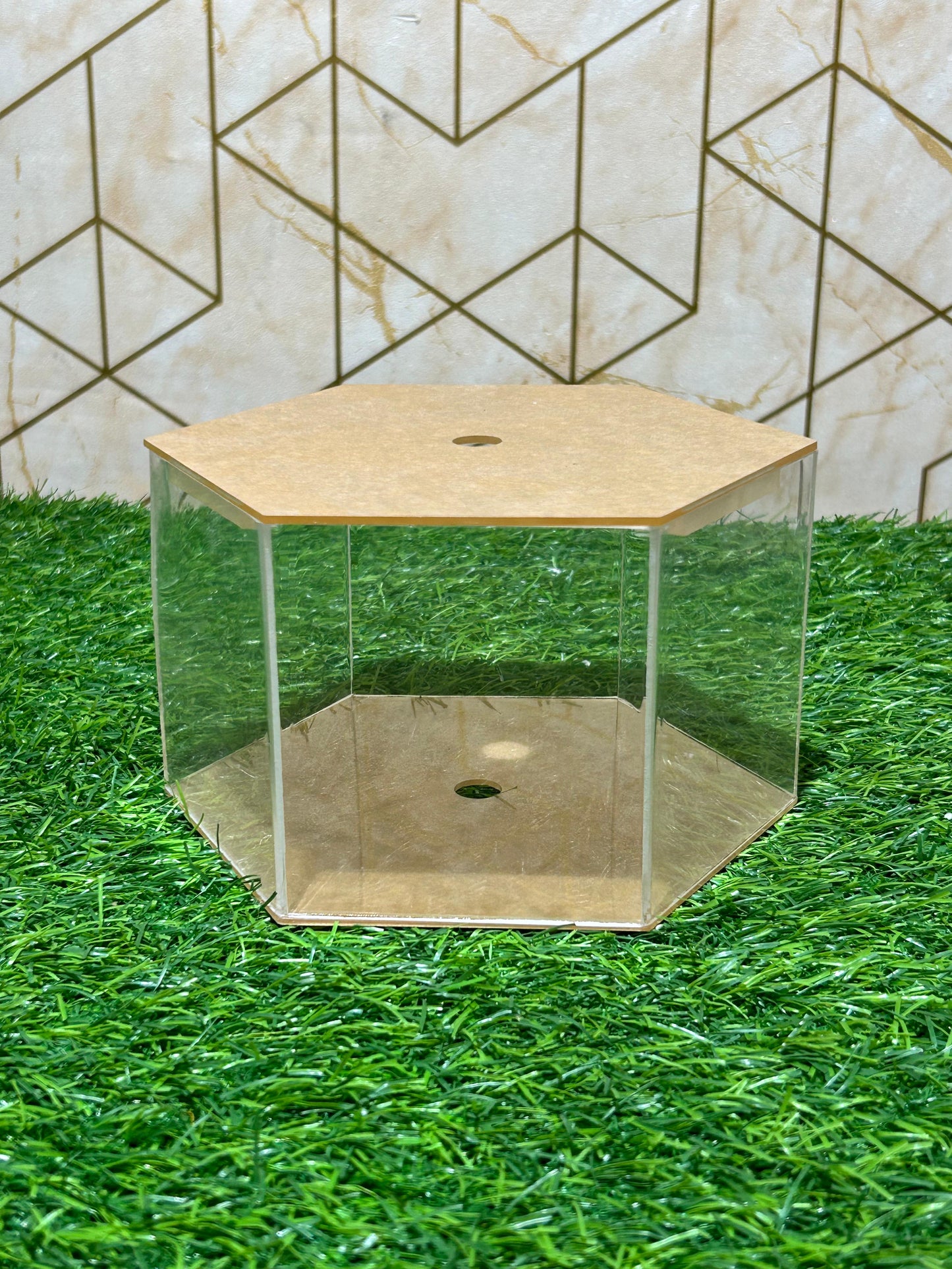 Acrylic Hexagonal Cake Spacers 6*4, 8*4
