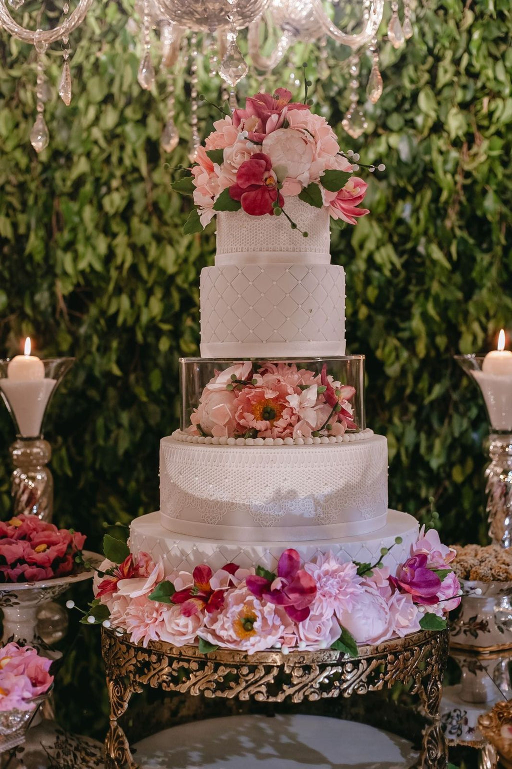 Acrylic Round Cake Spacer (4 inch Height)