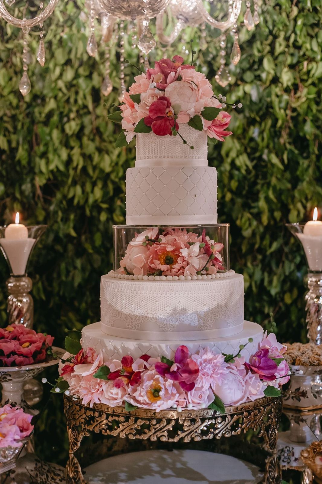 Acrylic Round Cake Spacer (4 inch Height)