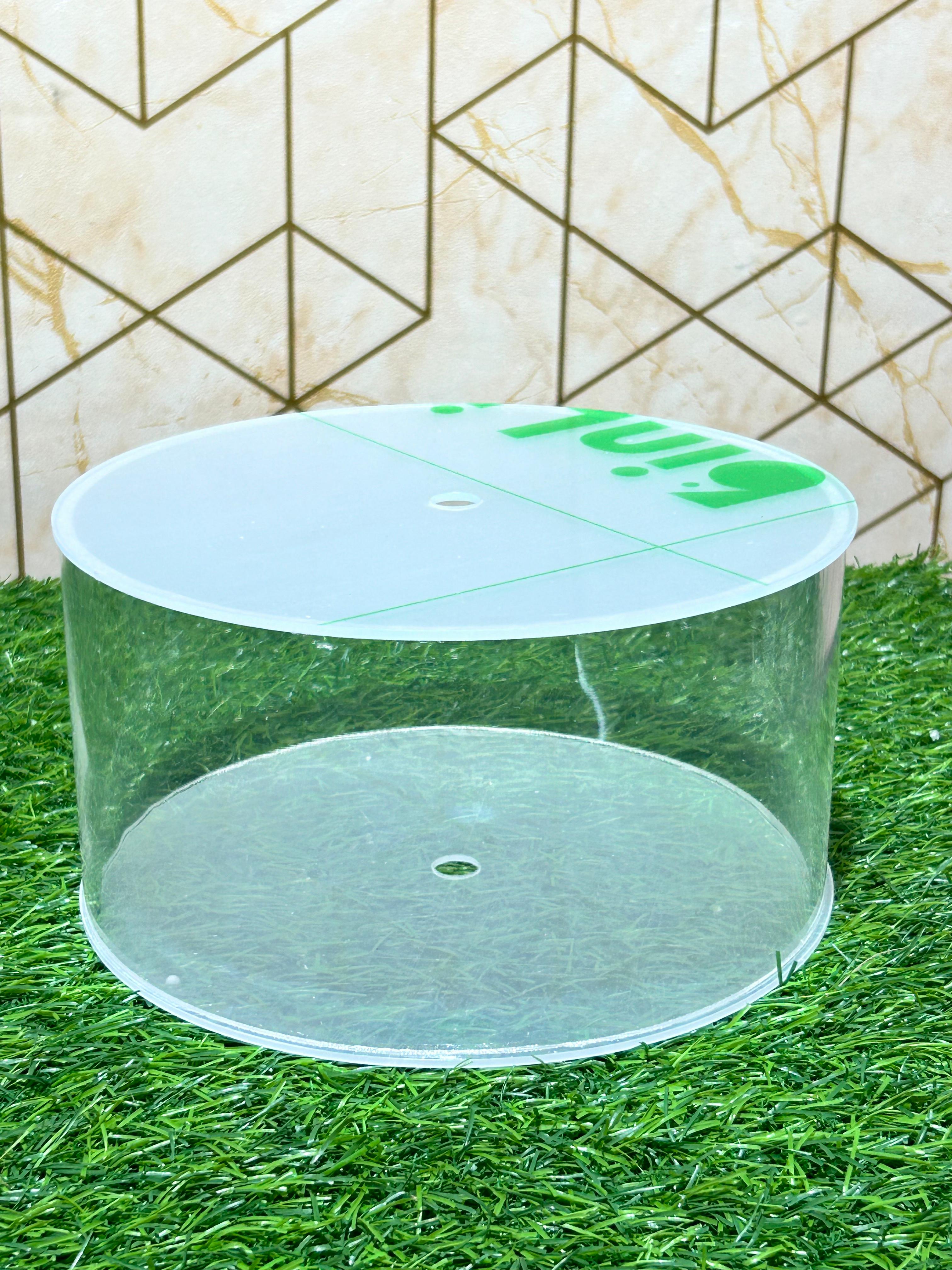 Acrylic Round Cake Spacer (4 inch Height)