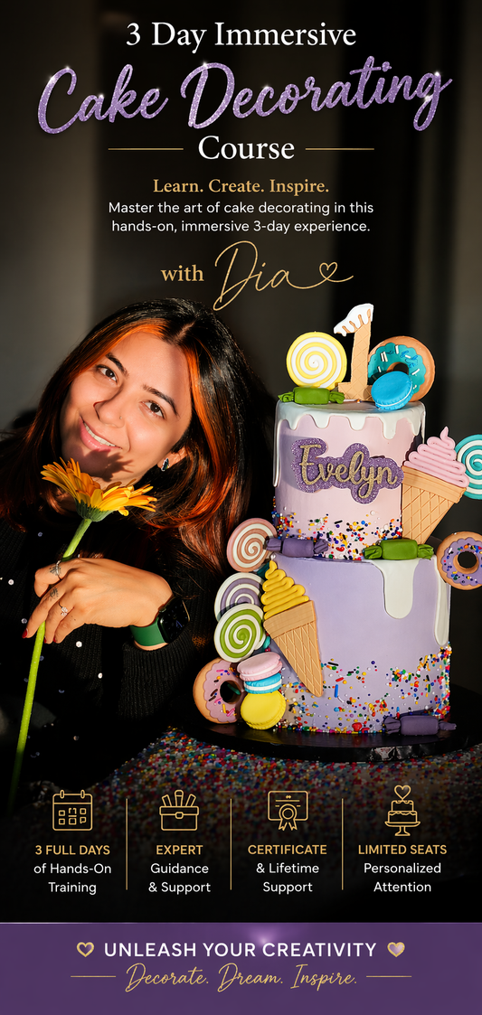 3 Day Immersive Cake Decoration Course