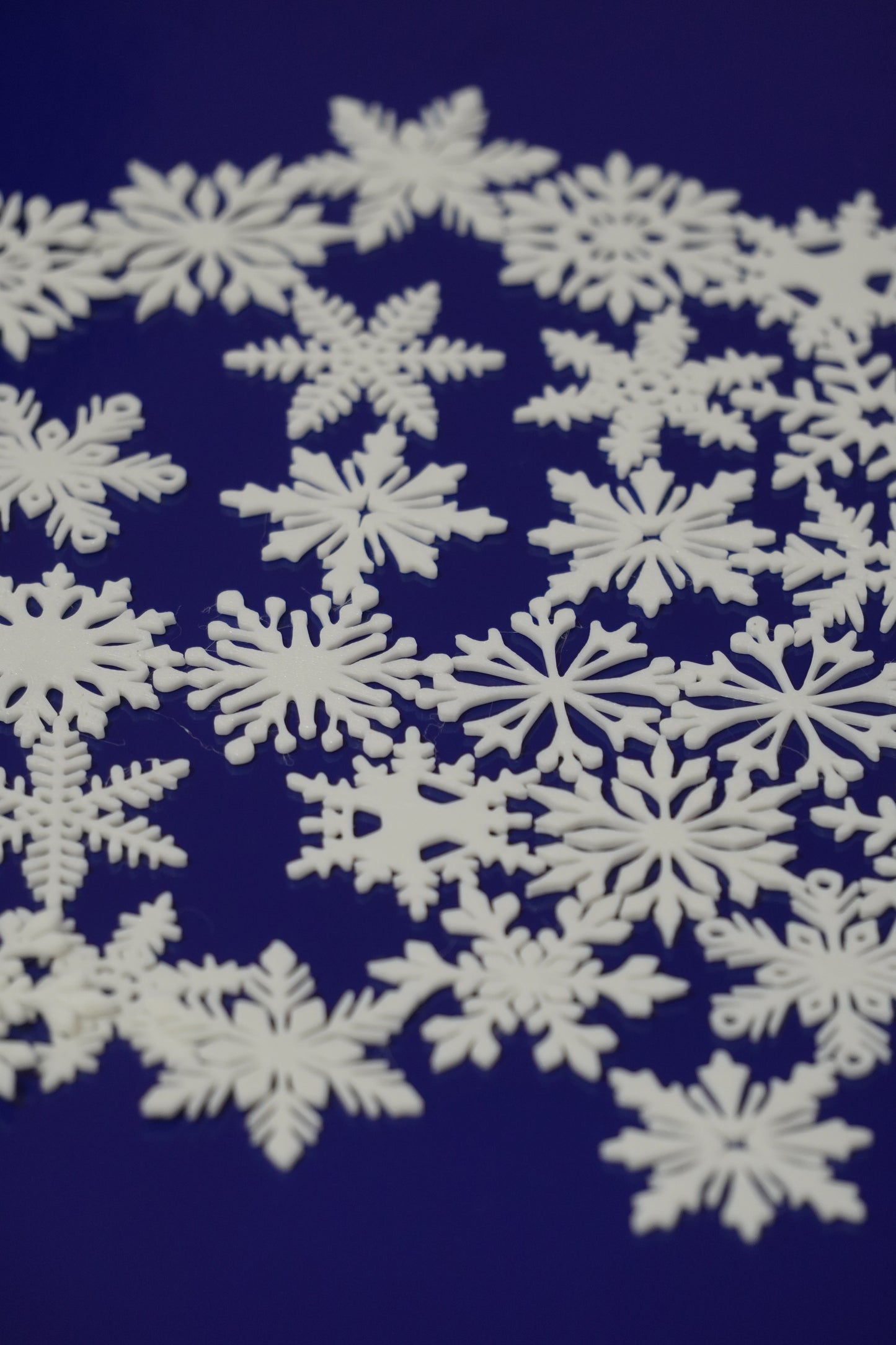 Snowflake Cake Toppers Pack of 36 | Frozen & Christmas Cake Decor