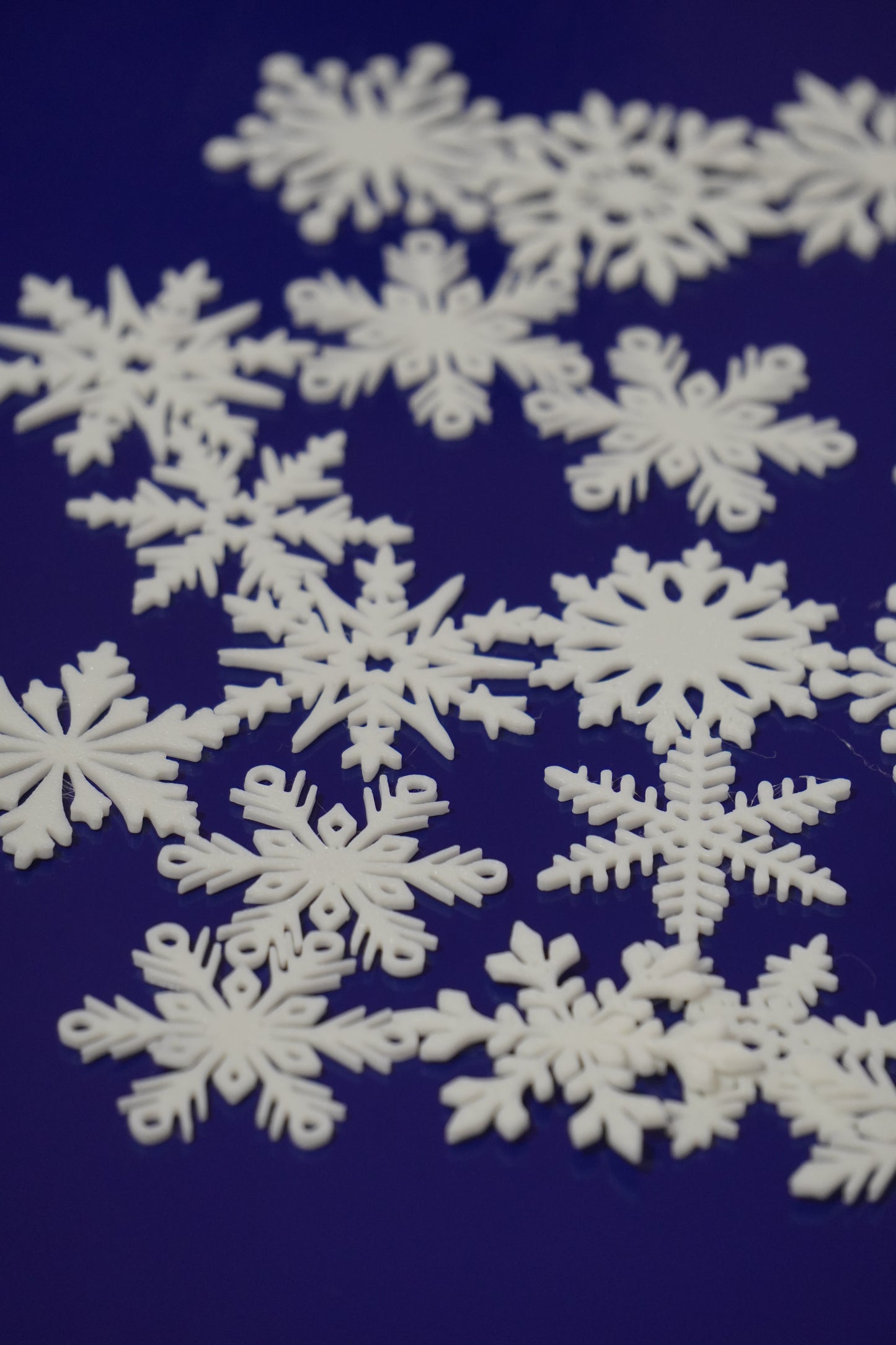 Snowflake Cake Toppers Pack of 36 | Frozen & Christmas Cake Decor