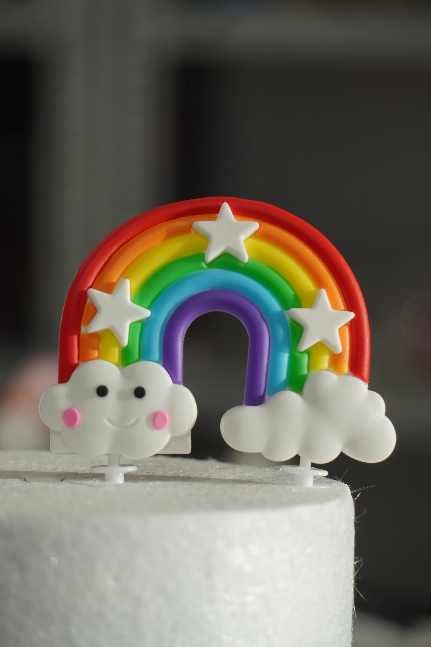 Resin Rainbow Cake Topper