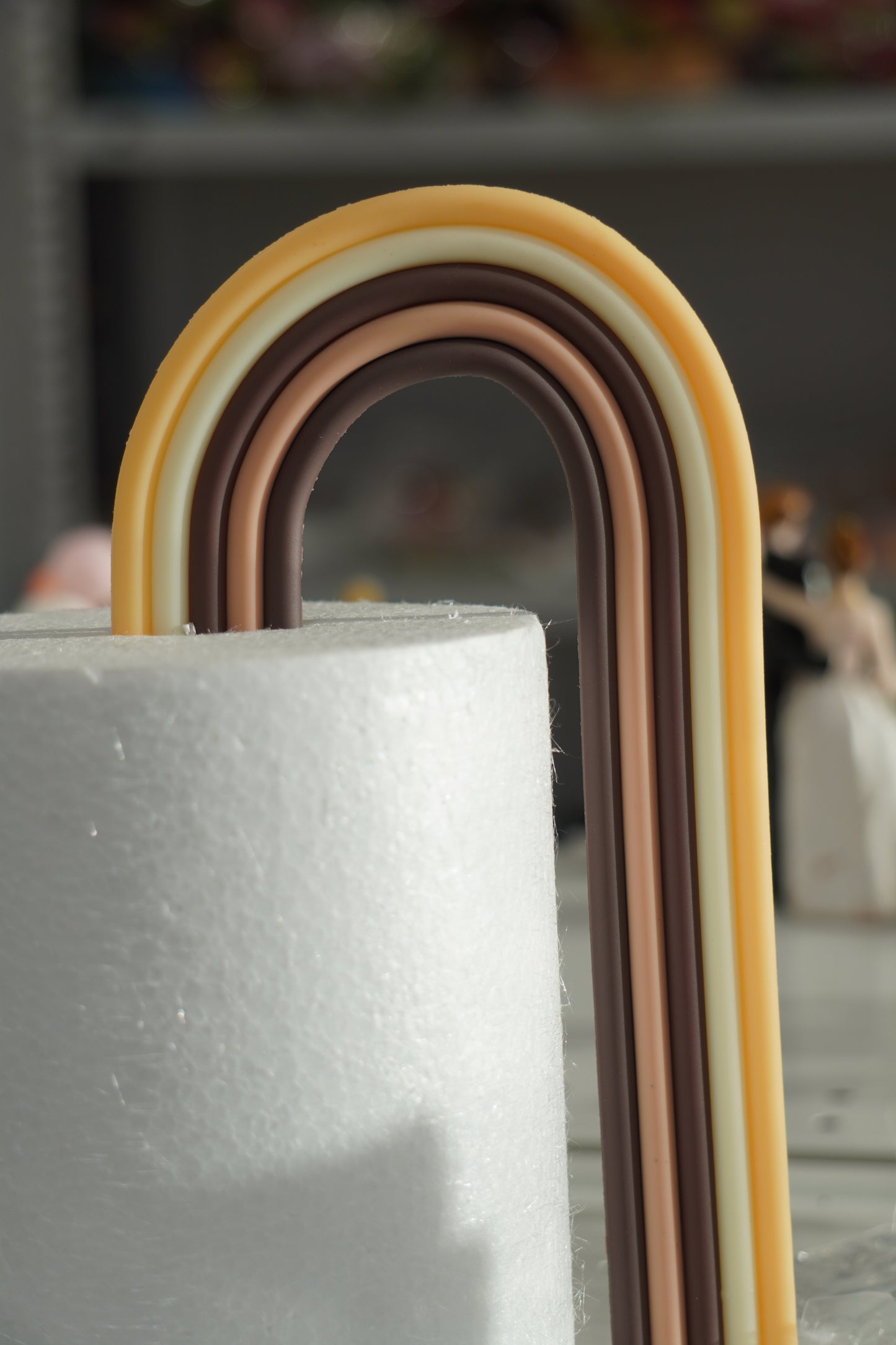 Resin Rainbow Cake Toppers – Arch Style
