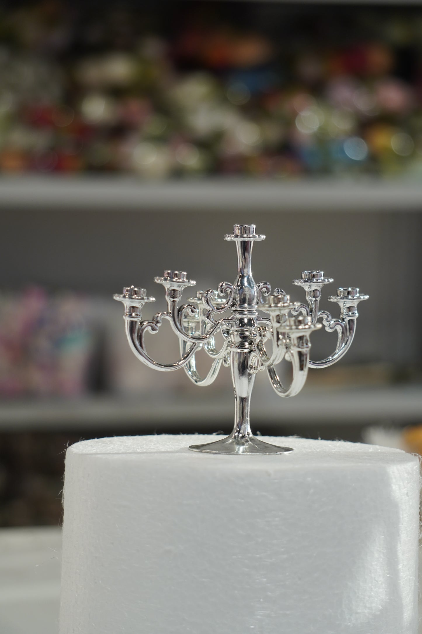 Candle Stand Cake Topper with Candles