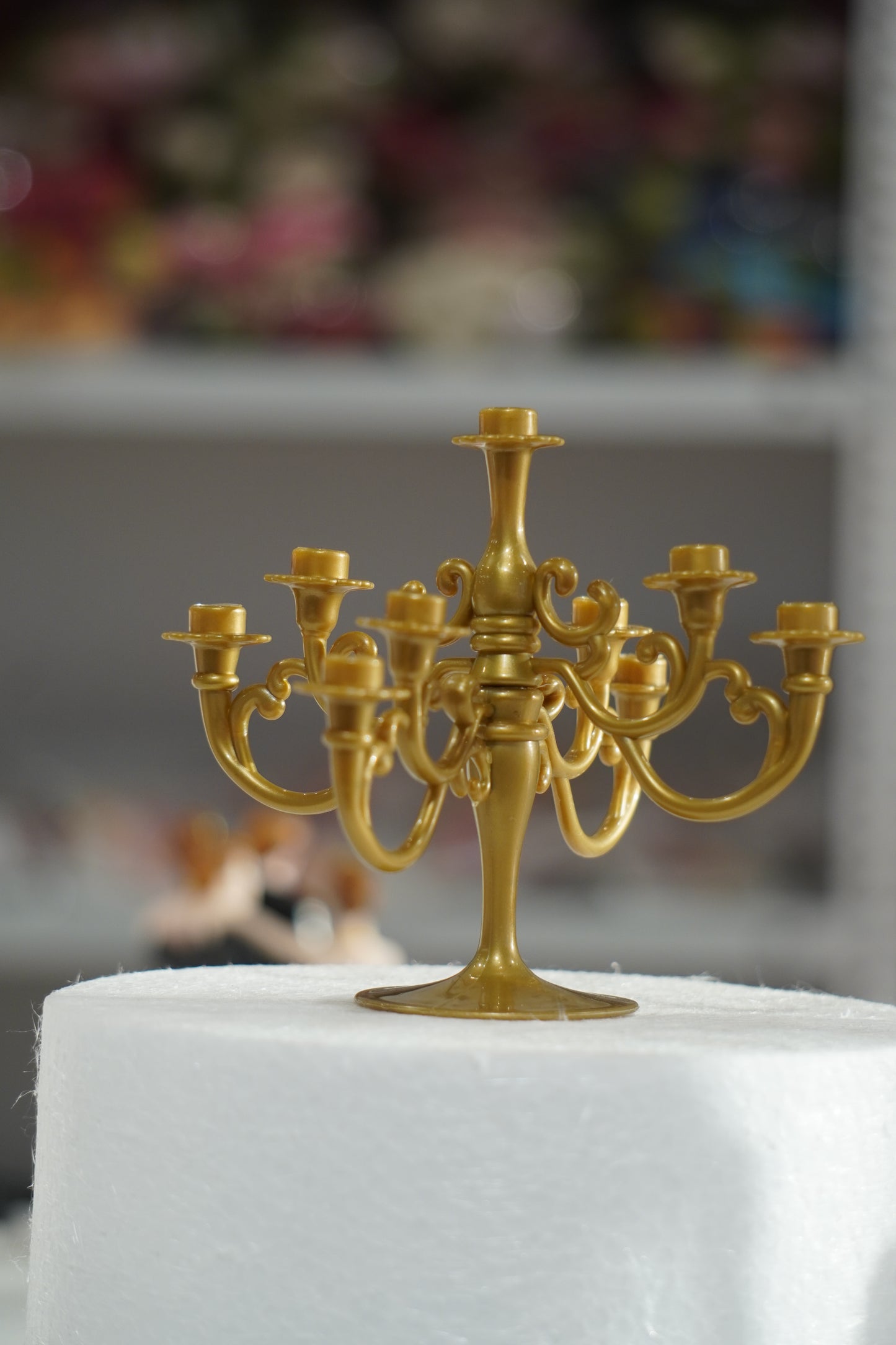 Candle Stand Cake Topper with Candles