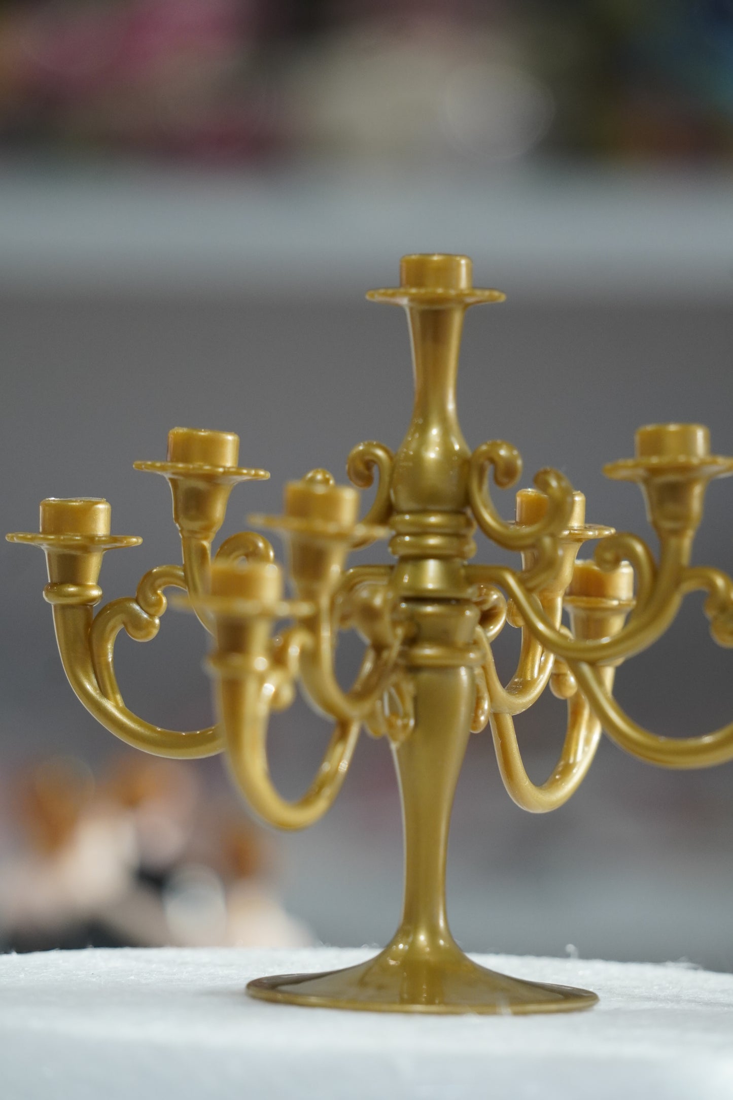 Candle Stand Cake Topper with Candles