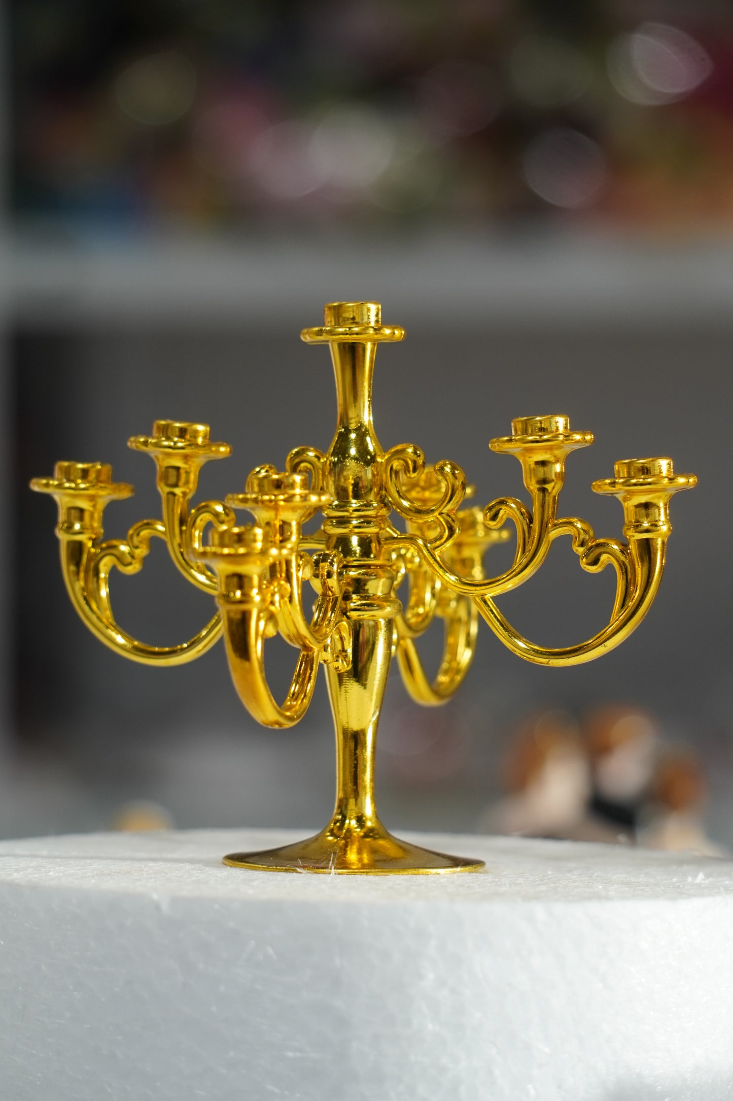 Candle Stand Cake Topper with Candles