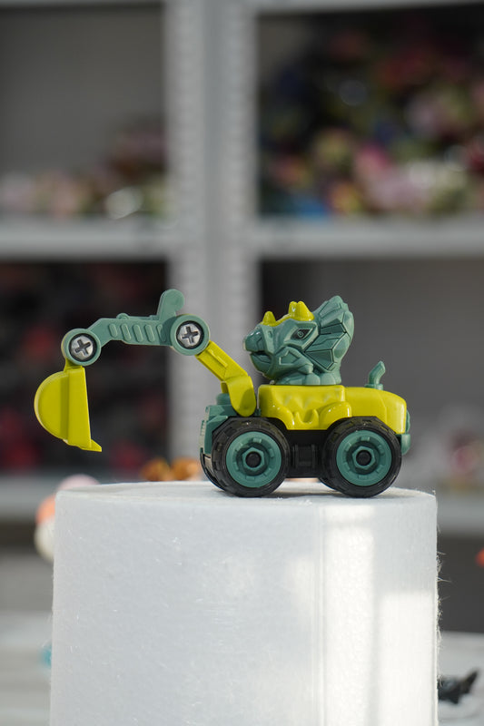 Dinosaur Excavator Toy Cake Topper