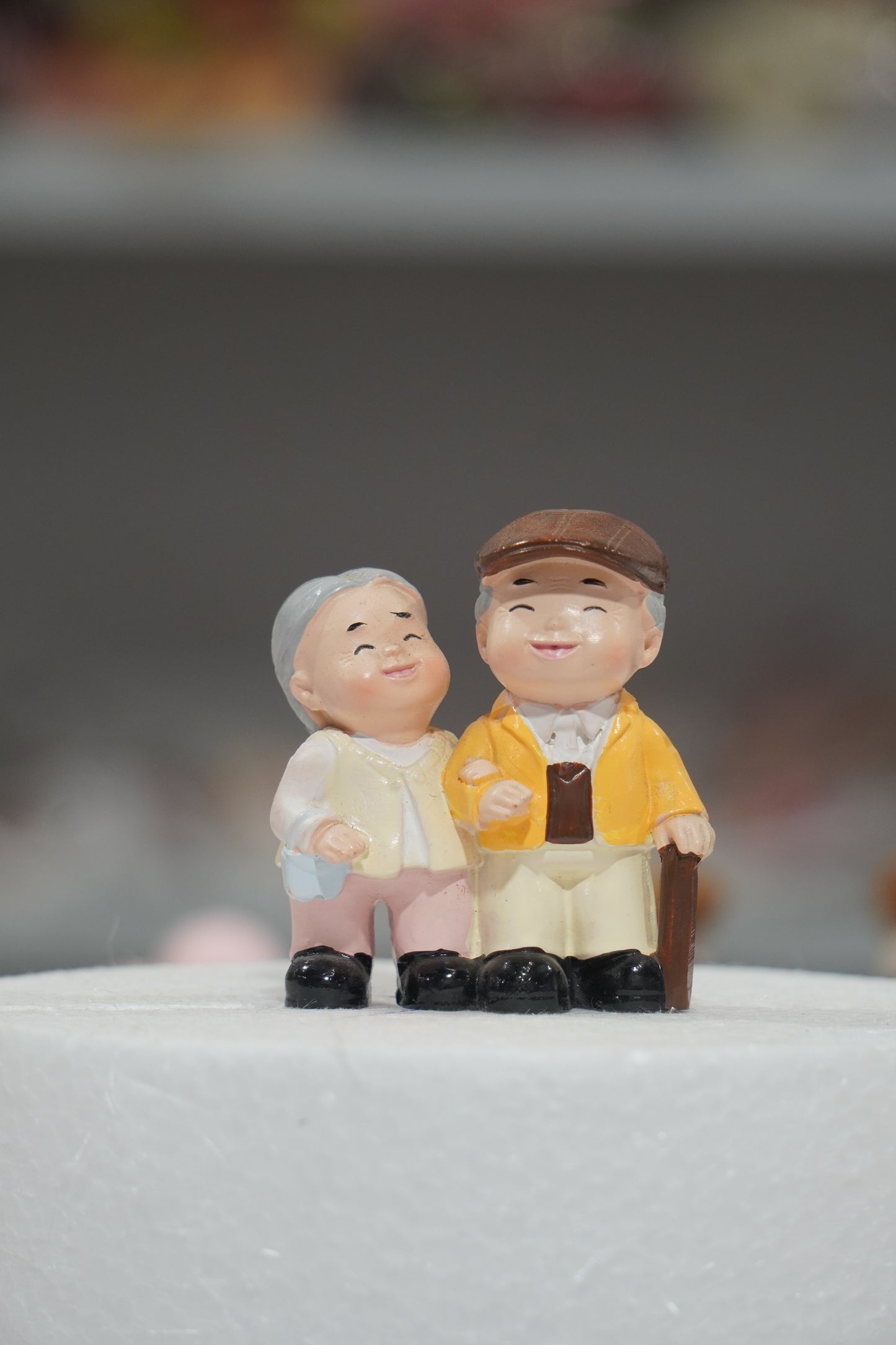 Ceramic Old Age Couple