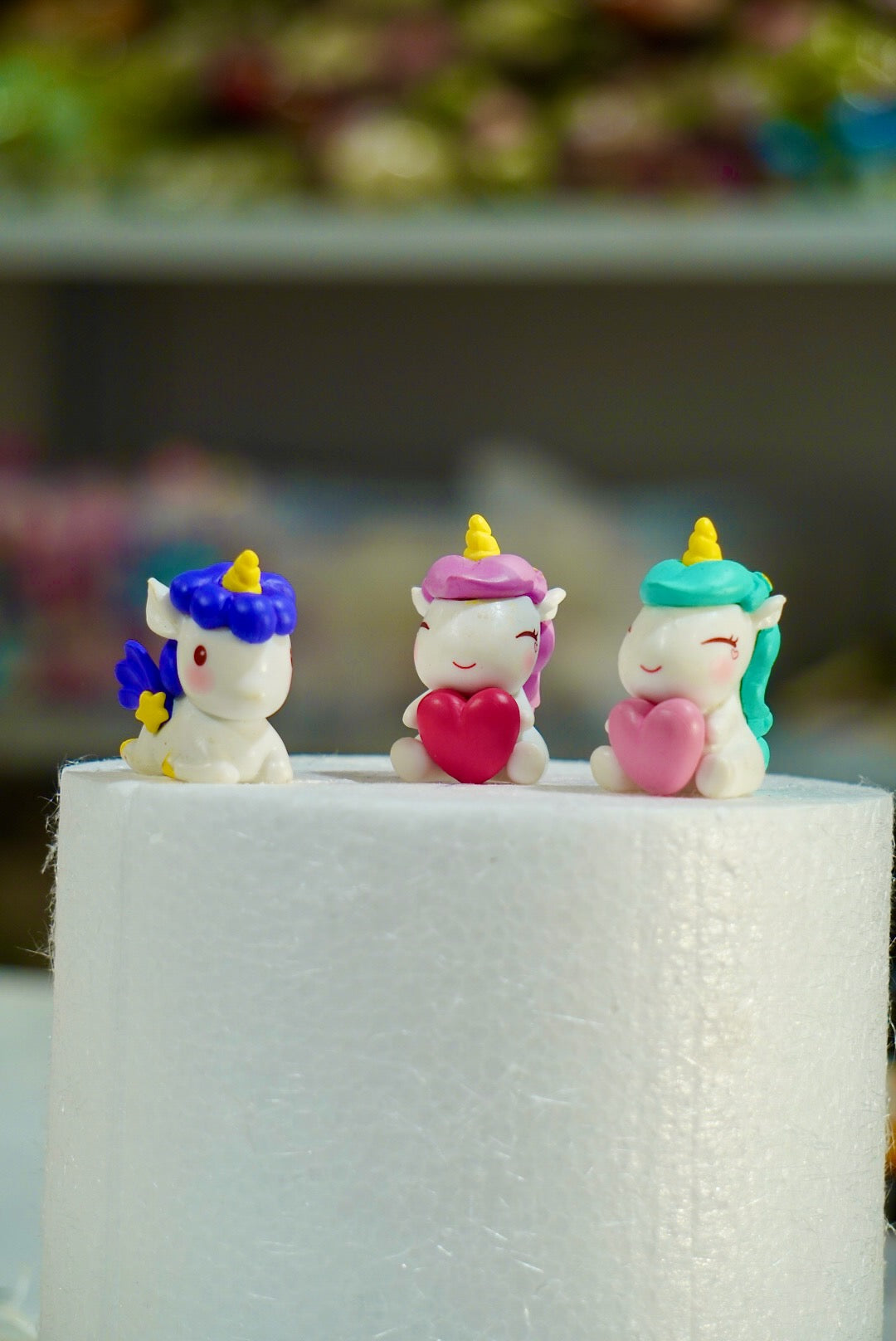 Unicorn Cake Toppers Set of 3