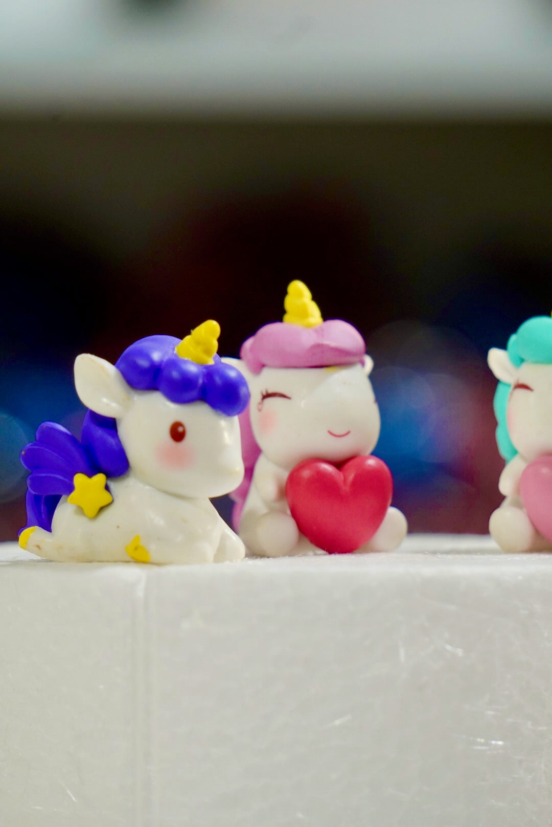 Unicorn Cake Toppers Set of 3