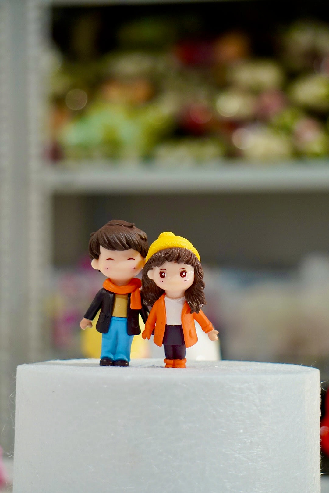 Winter Couple Cake Toppers