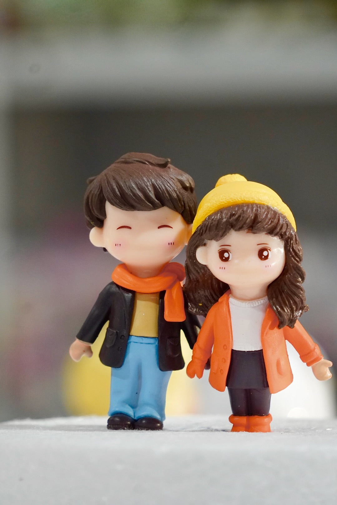 Winter Couple Cake Toppers