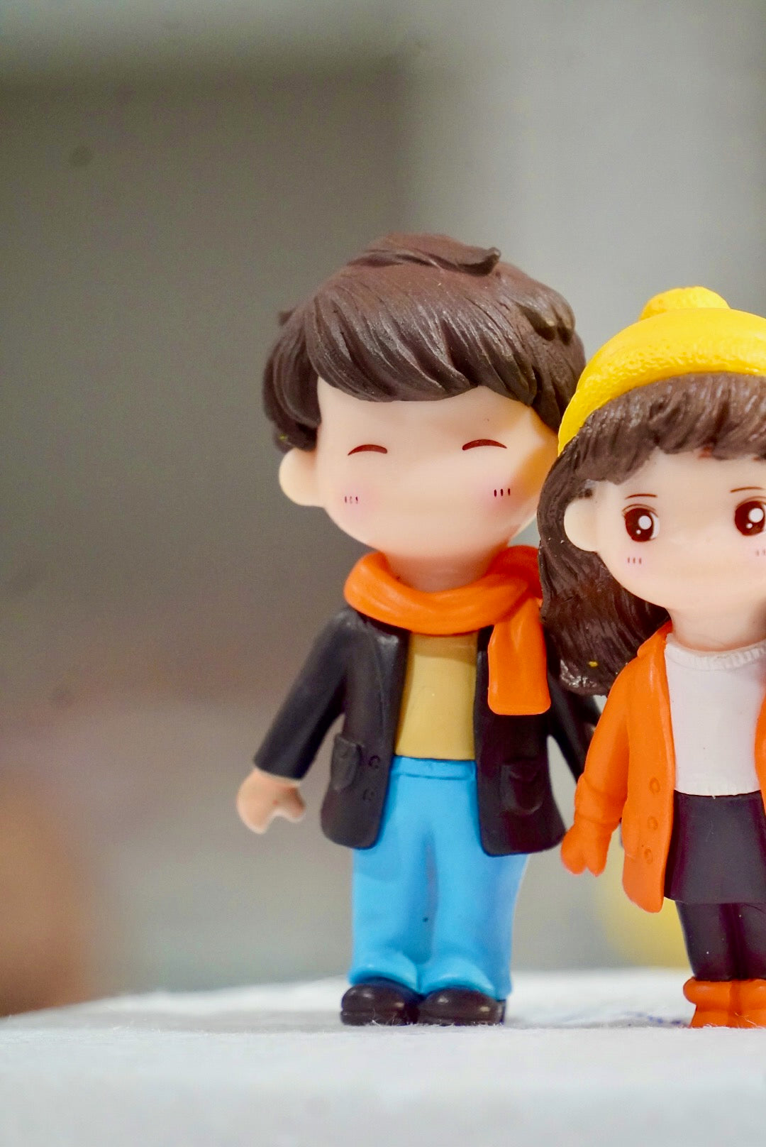 Winter Couple Cake Toppers