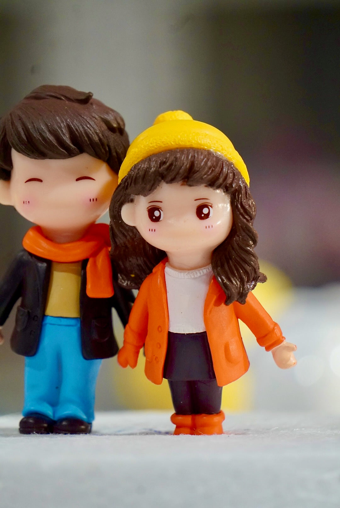 Winter Couple Cake Toppers