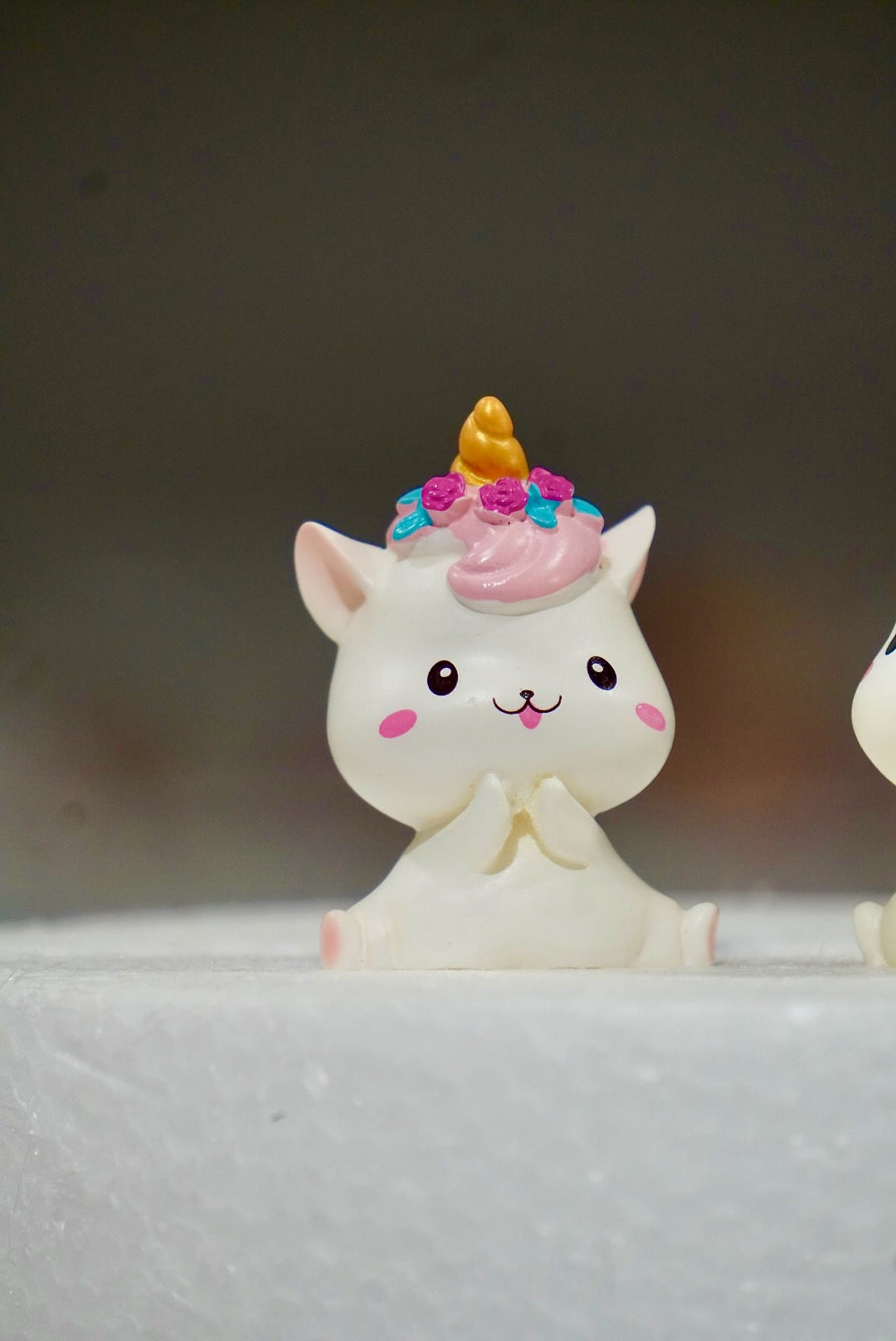 Unicorn Kitty Cake Toppers Pair