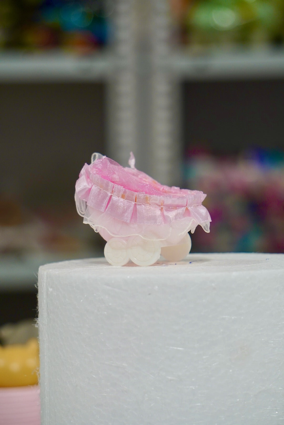Baby Stroller Cake Topper