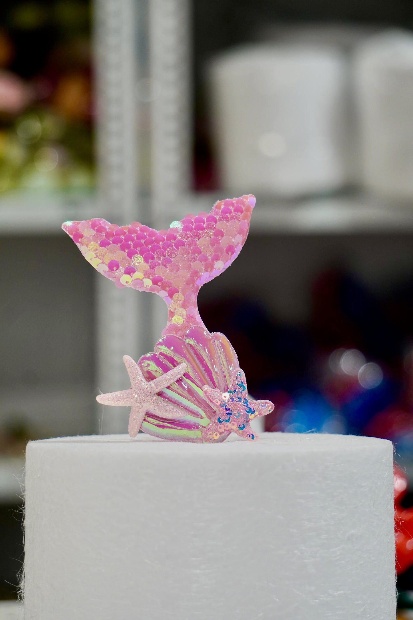 Sequin Mermaid Tail Topper
