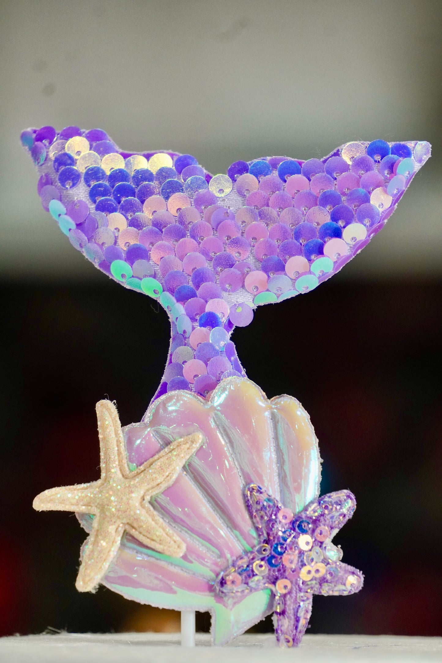 Sequin Mermaid Tail Topper