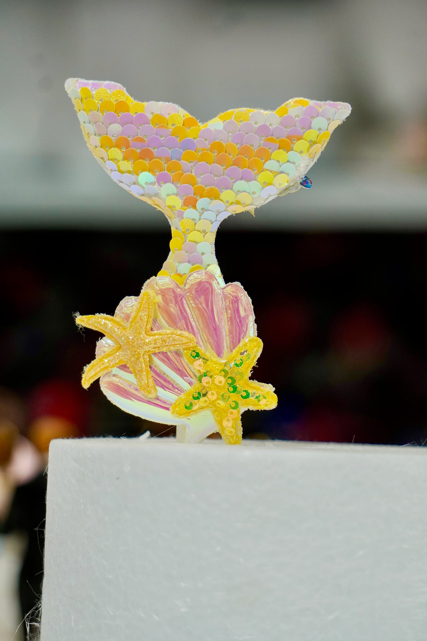 Sequin Mermaid Tail Topper