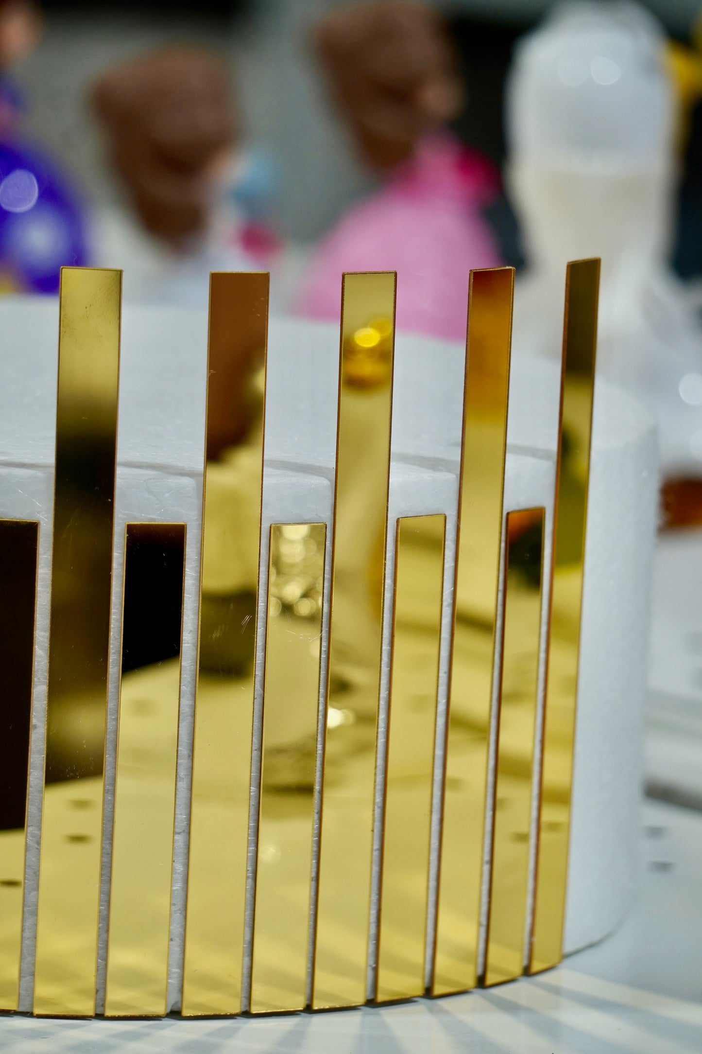Acrylic Cake Strips for Wedding Cakes