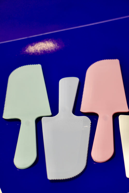 Cake Serving Knife Set Pack of 4 | Colored Cake Cutting Knives