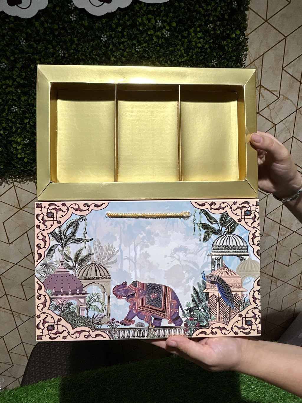 Cavity box Hampers (3 Cavity) Pack Of 5