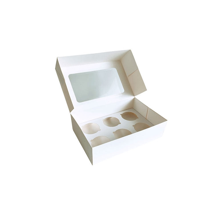 Cupcake Boxes / 10sets – 4, 6 & 12 Hole with Inserts | Premium Bakery Packaging