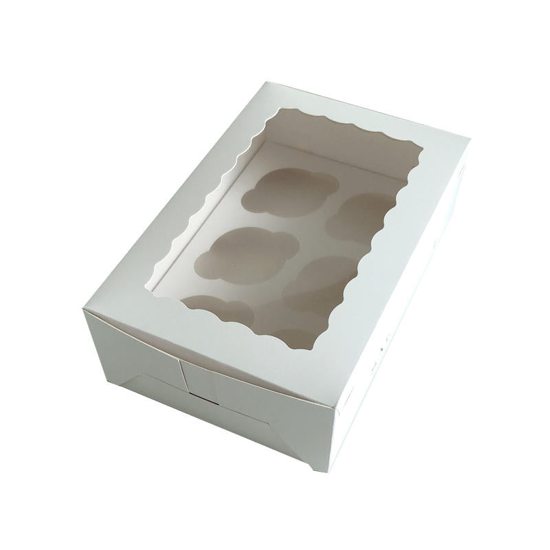 Cupcake Boxes / 10sets – 4, 6 & 12 Hole with Inserts | Premium Bakery Packaging