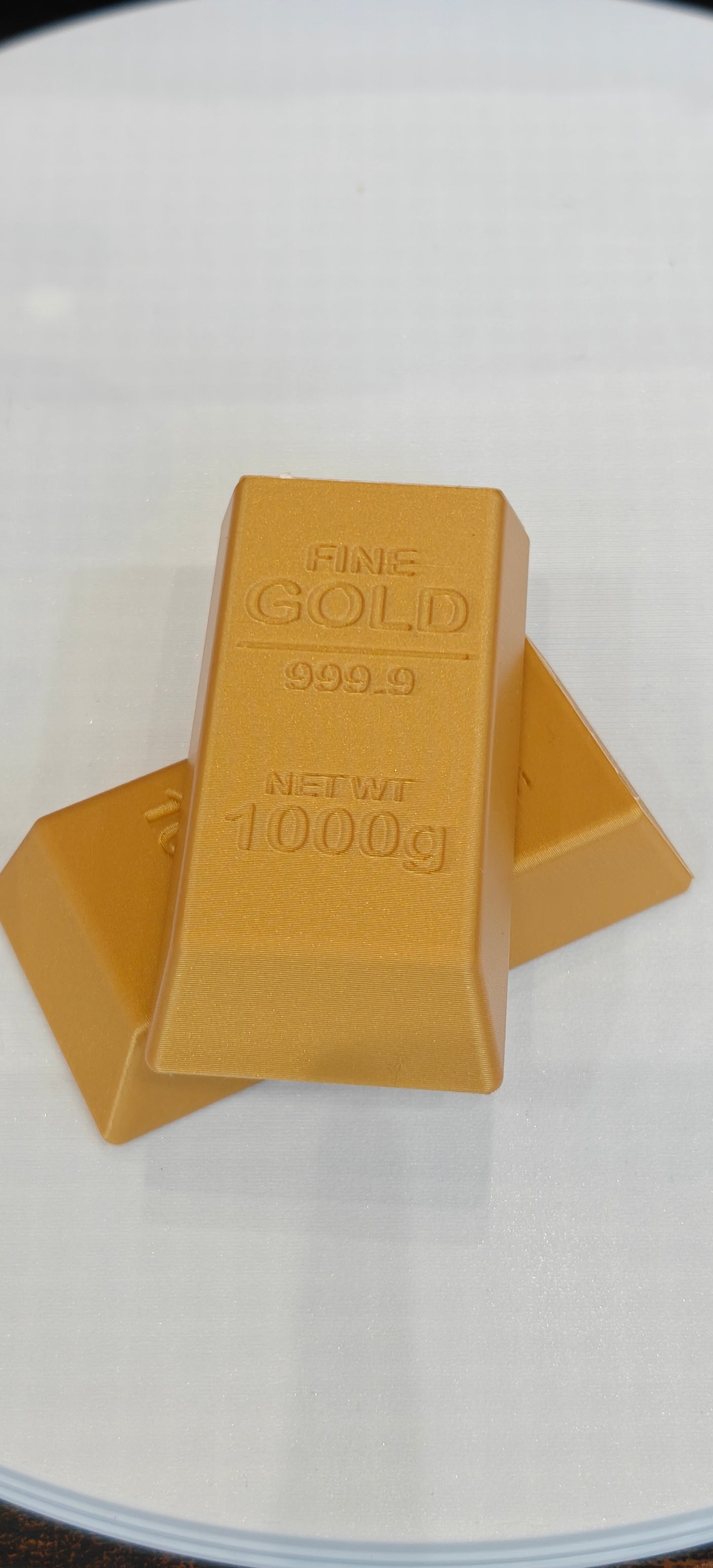 Gold Bar Cake Topper – 2" x 4"