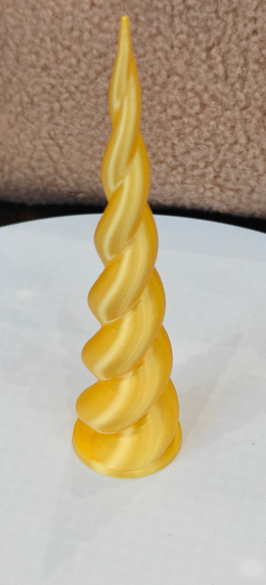 Unicorn Horn Cake Topper – 6" Tall