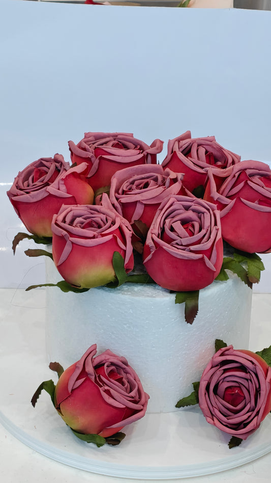 Tomato Red Cabbage Roses (Pack of 10)
