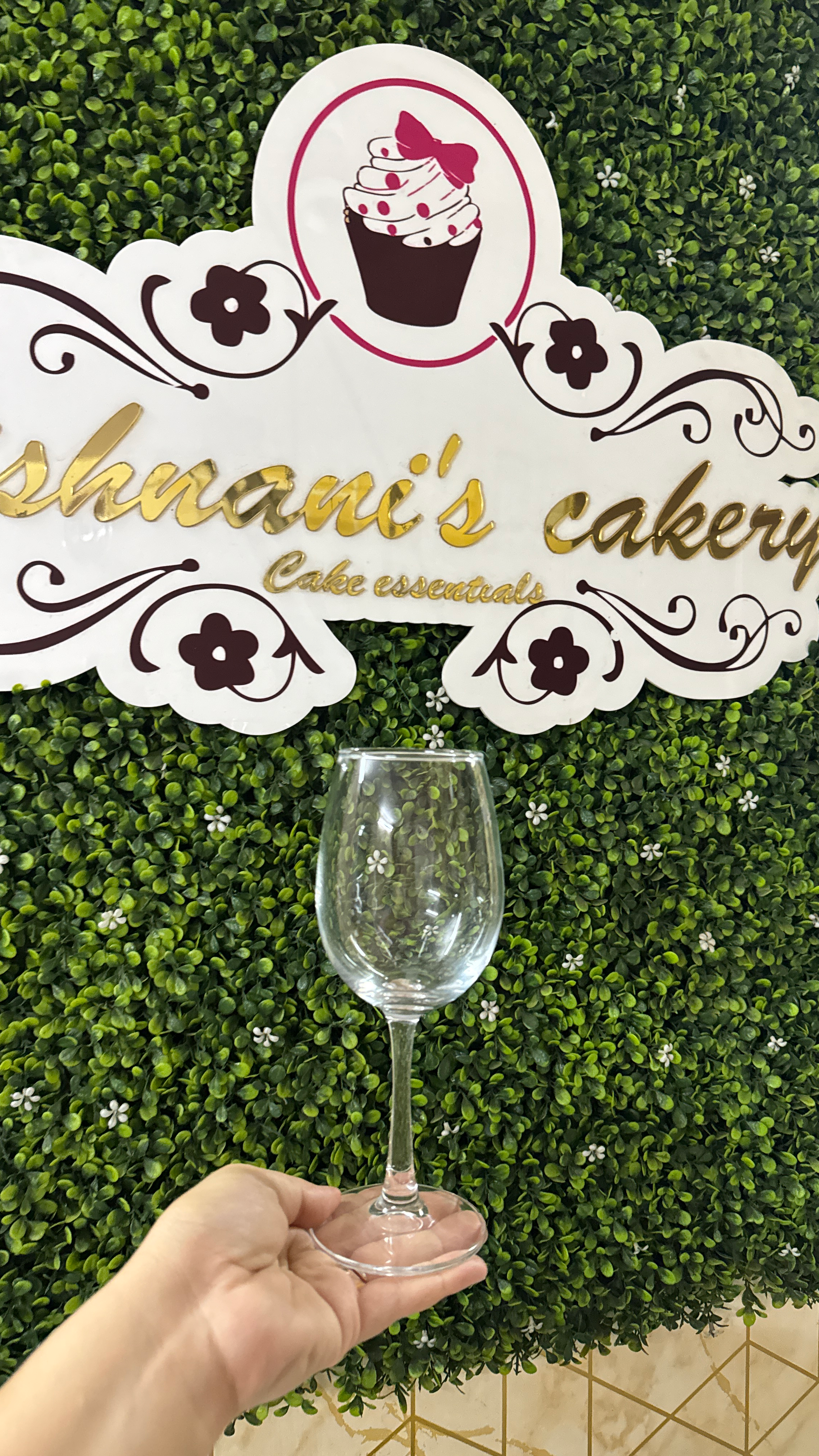 Wine Glass for Glass Cakes Pack OF 6