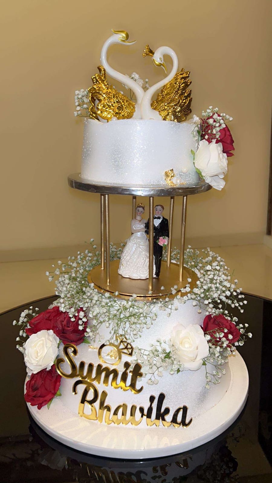 Metal Rods Cake Spacer