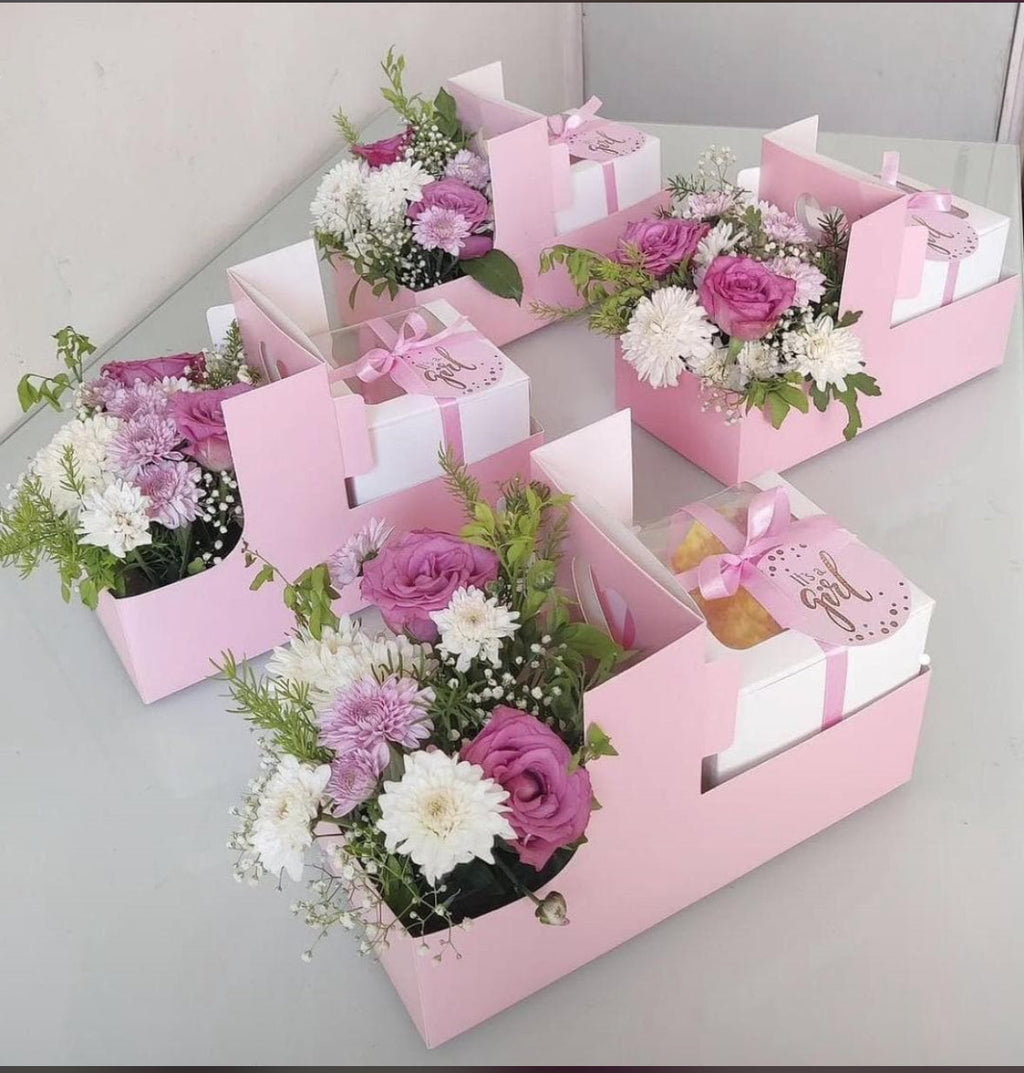 Heart Handle Hamper Box Pack Of 10