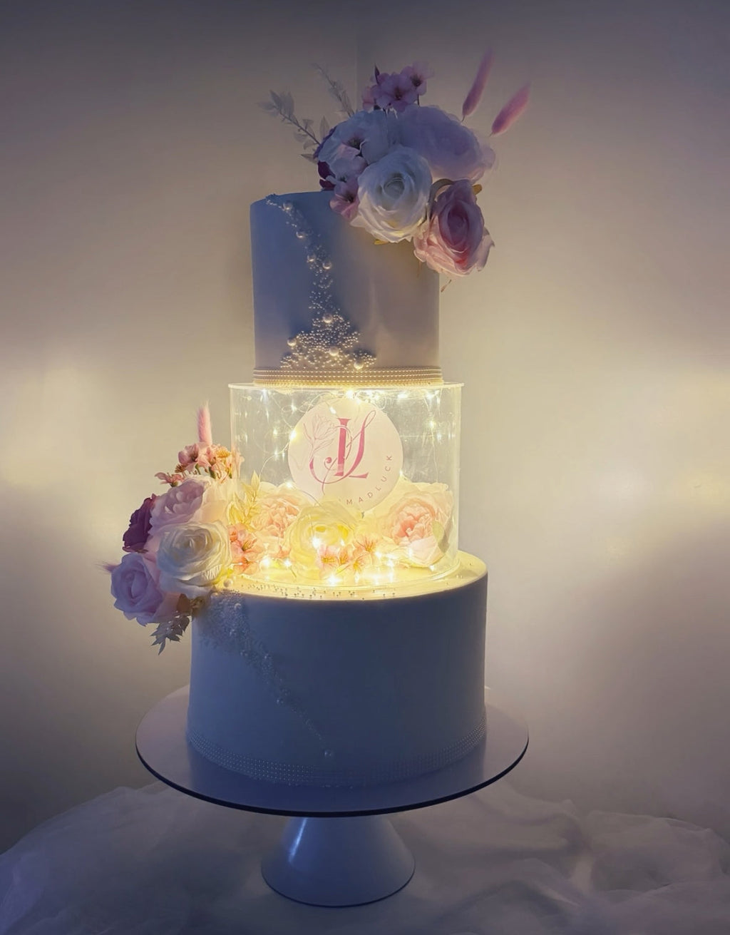 Acrylic Round Cake Spacer (6 inch Height)