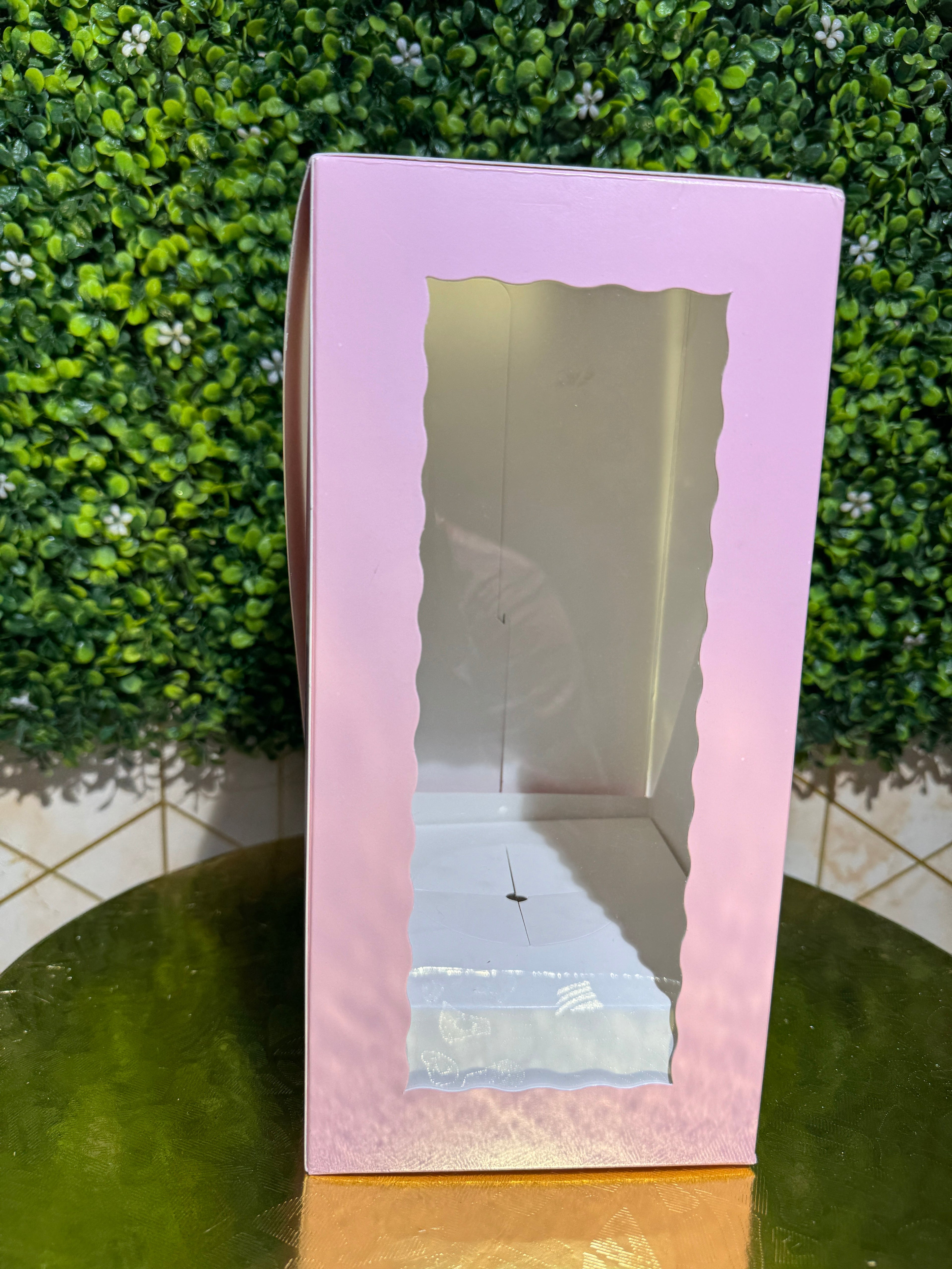 Glass Box For Wine Glass Cakes Pack Of 10