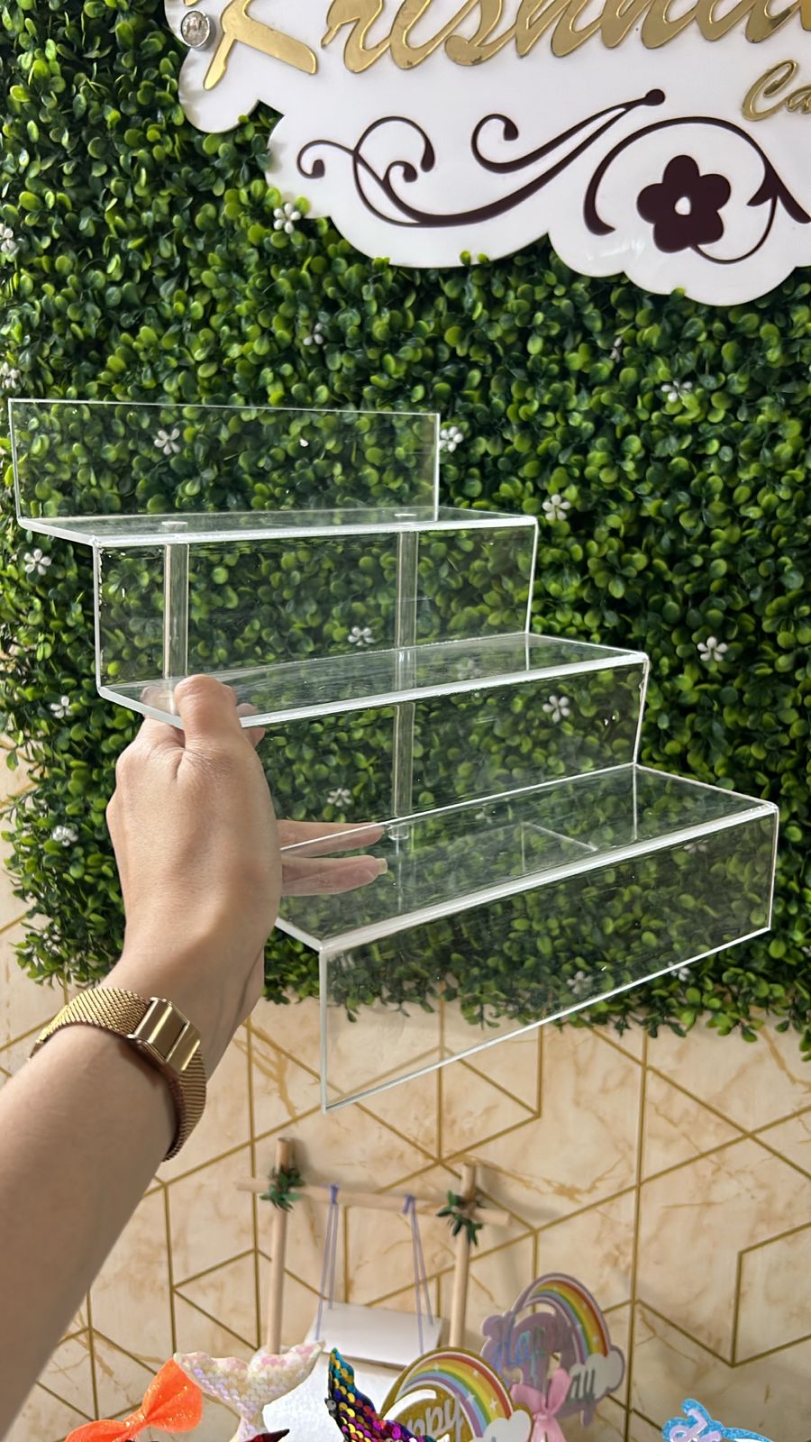 Ladder Cup Cake Stand