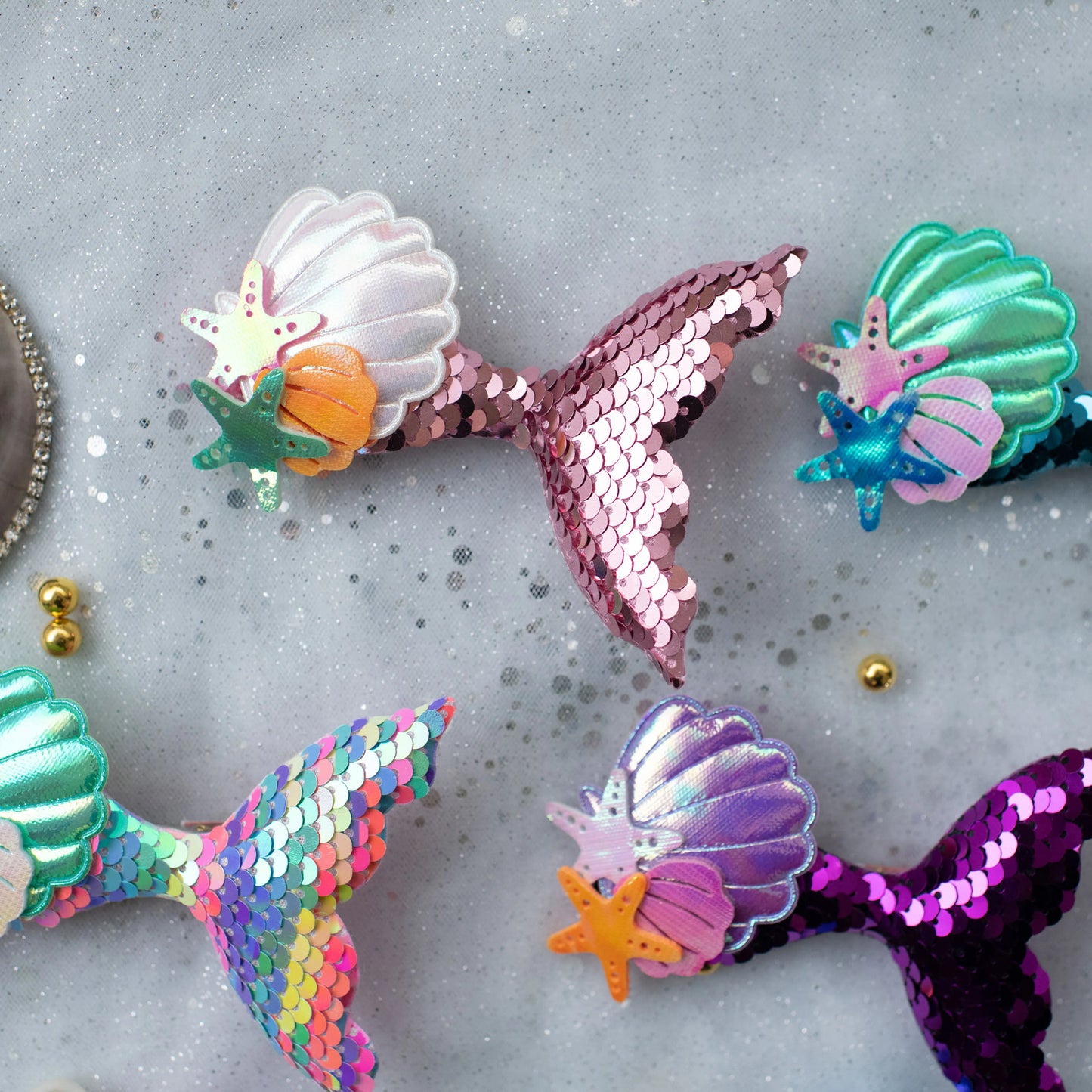 Sequin Mermaid Tail Topper